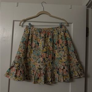 Luna Moon Floral Skirt